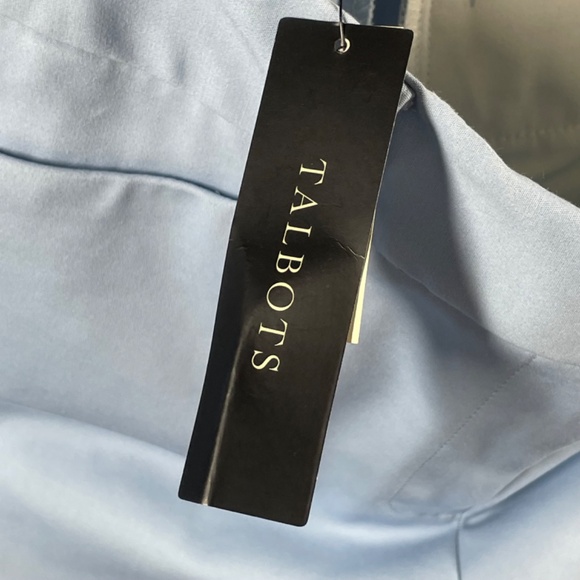 NEW Talbots Pants Womens 4 petite blue Newport straight leg trouser classic - Picture 5 of 10